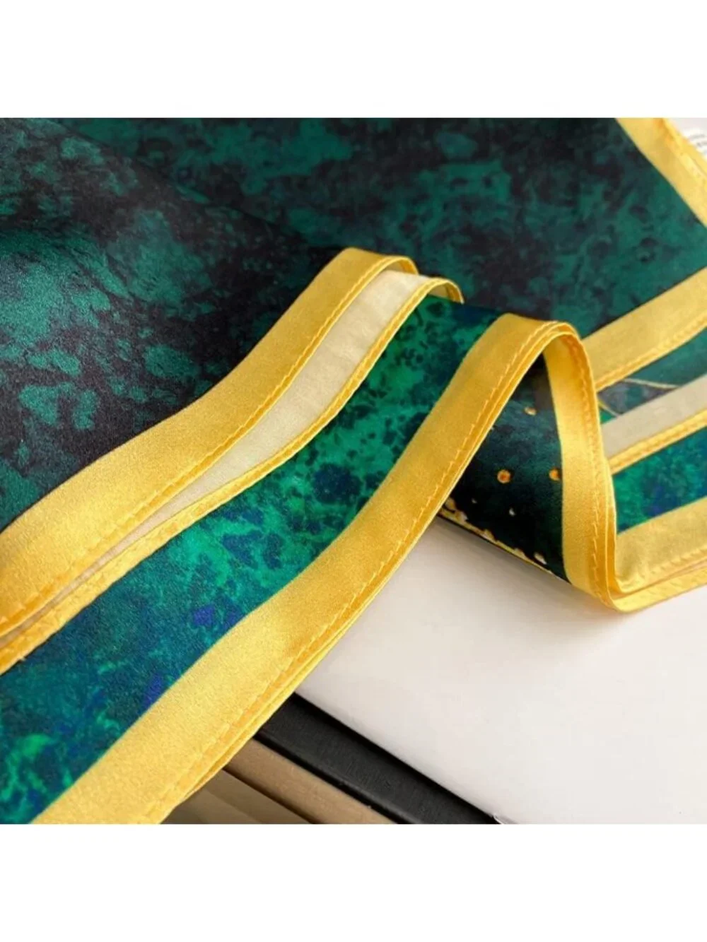 100% Pure Mulberry Silk Square Scarf 26
